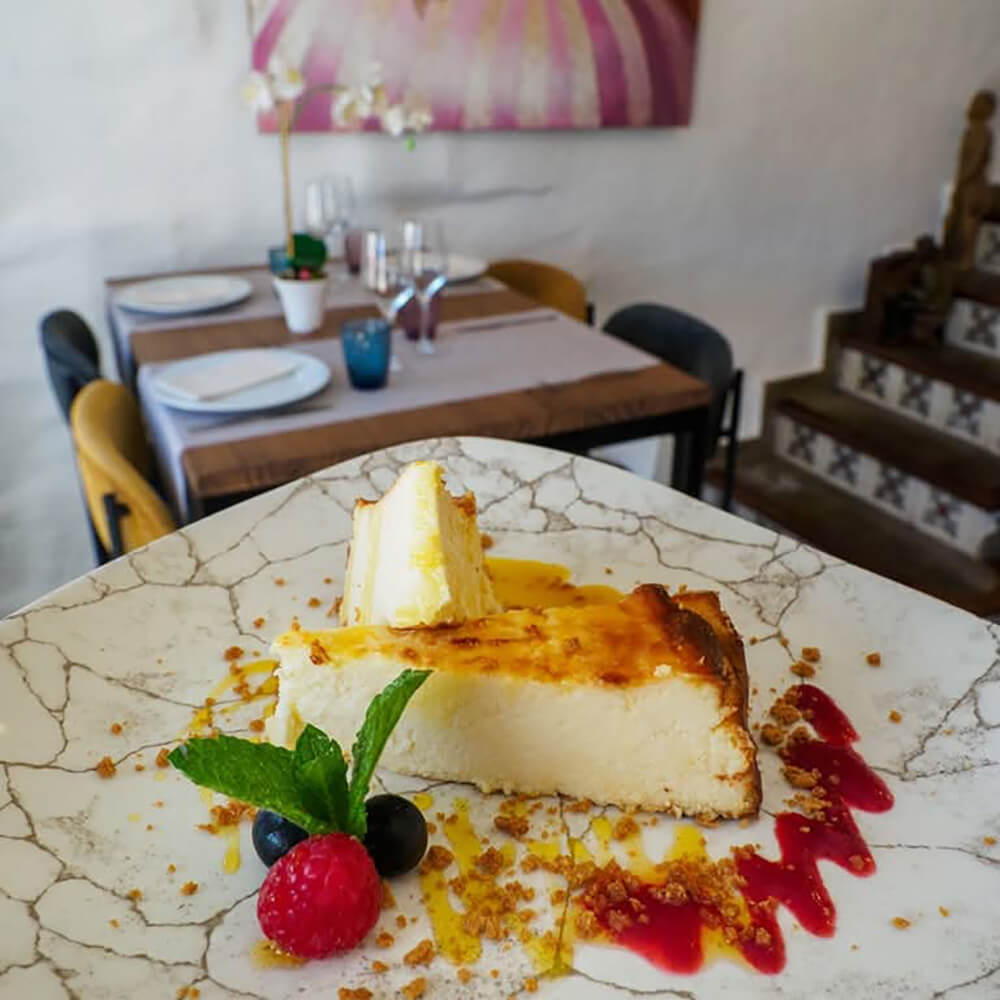 Postre de Cafe Bistro Sol 32 En es Mercadal